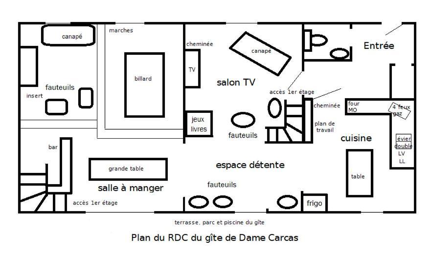 Domaine D'Herminis - Gite De Dame Carcas Carcassonne Exteriér fotografie